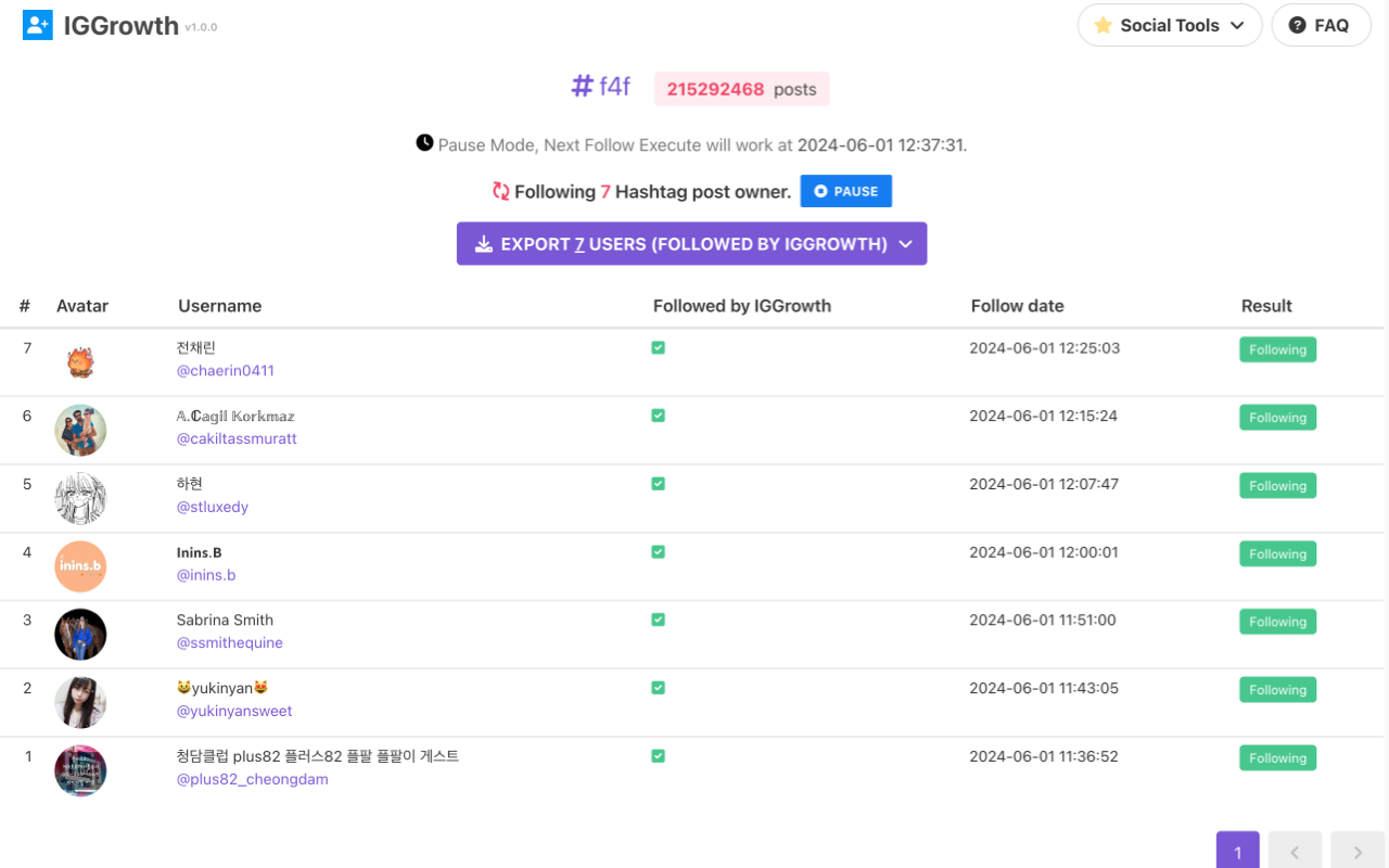 IG Growth - Best Organic Growth & Auto Follow Tool for IG