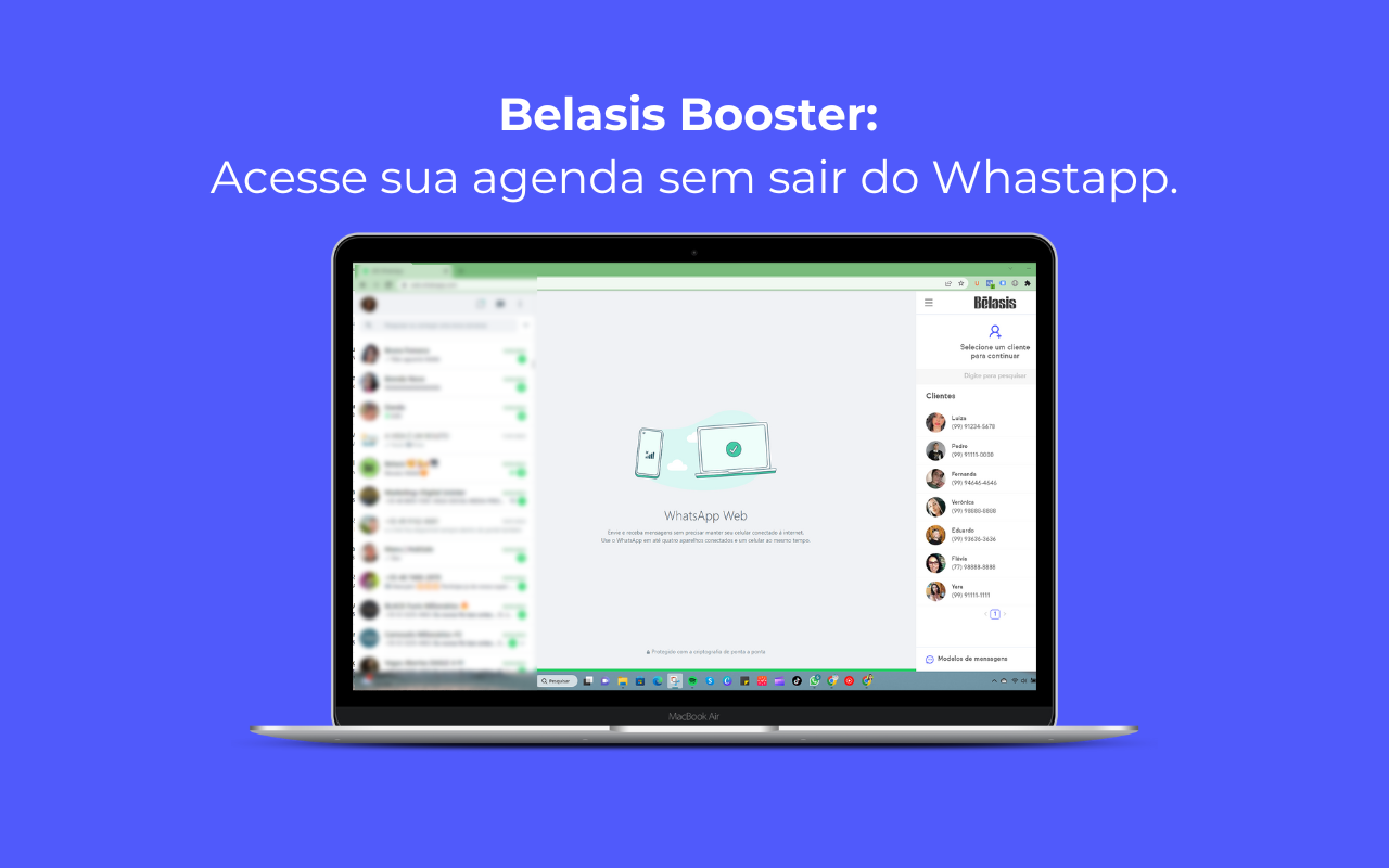 Belasis Booster: Agenda e CRM no WhatsApp