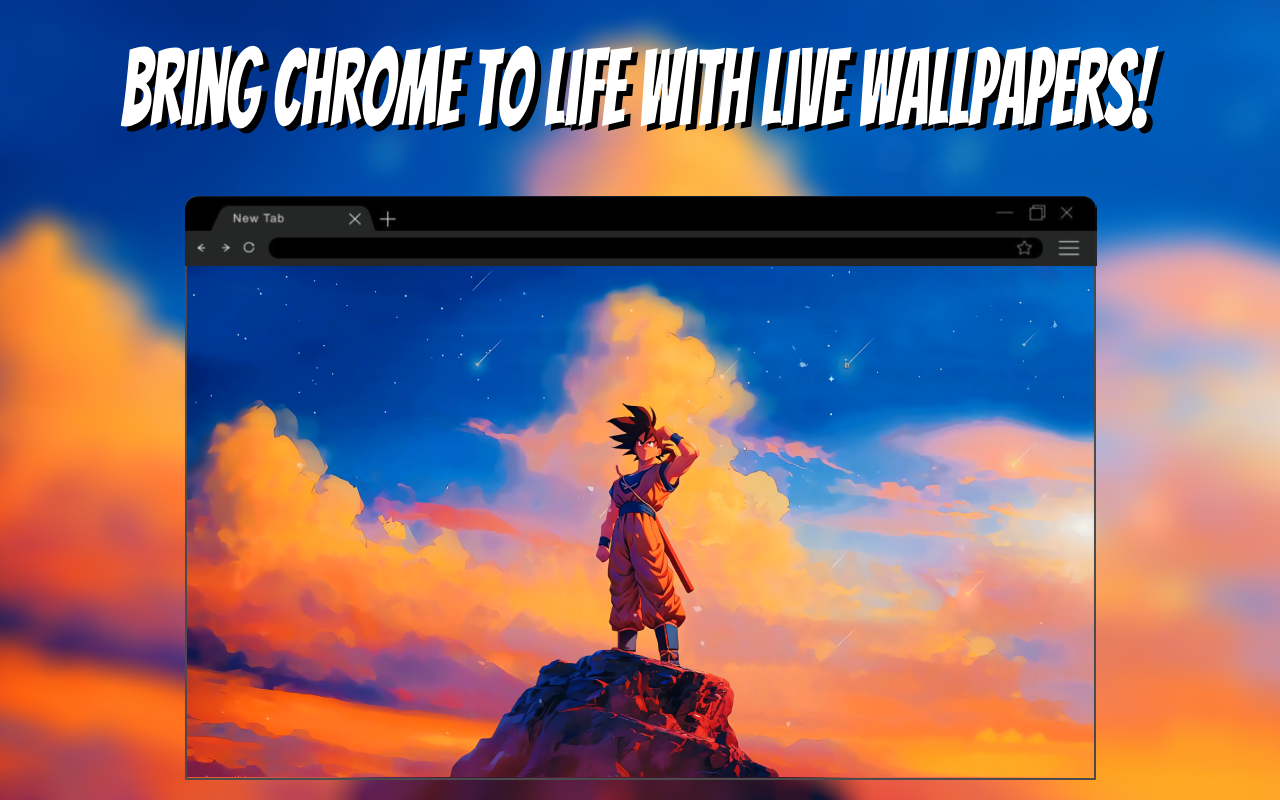 Goku Live Wallpaper New Tab