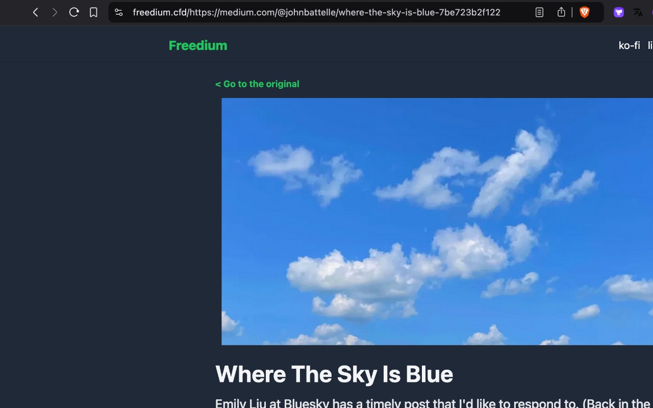 Freedium Link Converter