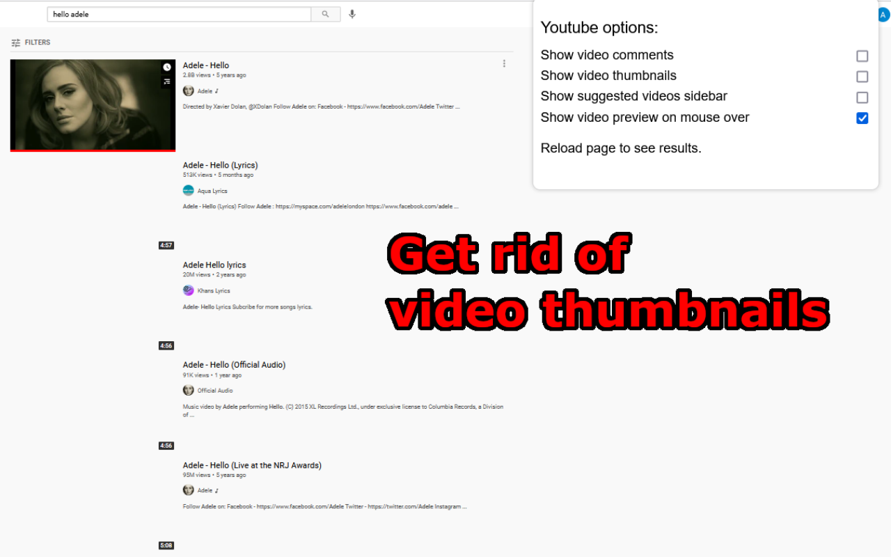 Less Addictive YouTube