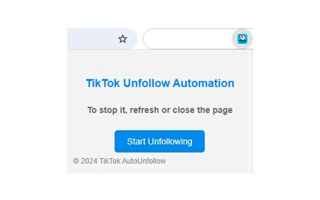 TikTok Auto Unfollow
