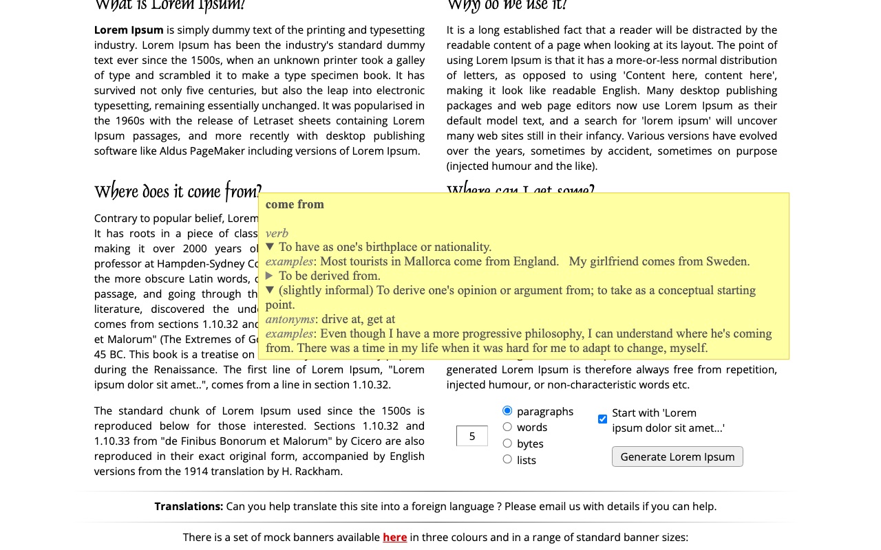 Instant Multilingual PDF/HTML/TXT Dictionary