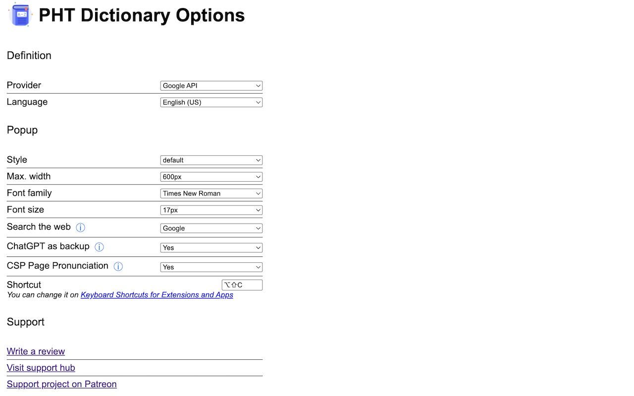 Instant Multilingual PDF/HTML/TXT Dictionary