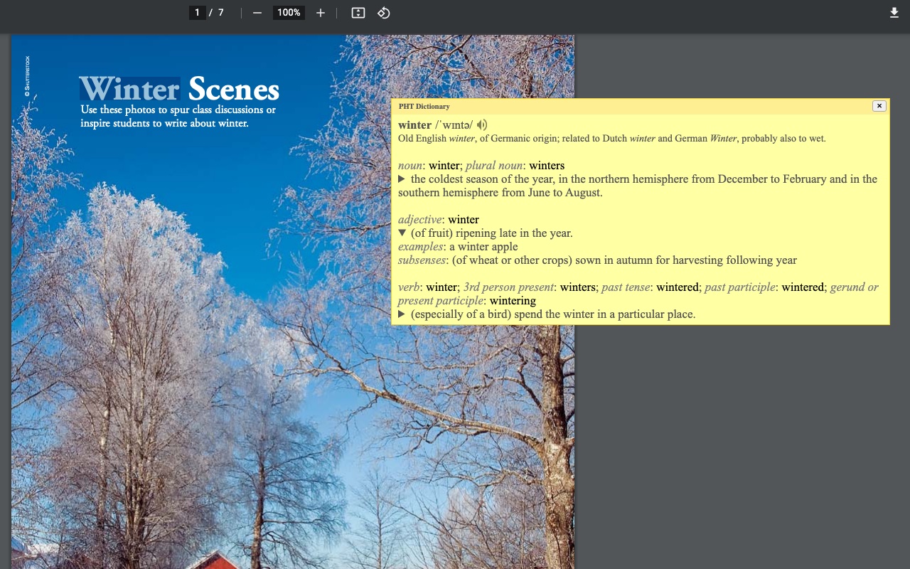 Instant Multilingual PDF/HTML/TXT Dictionary