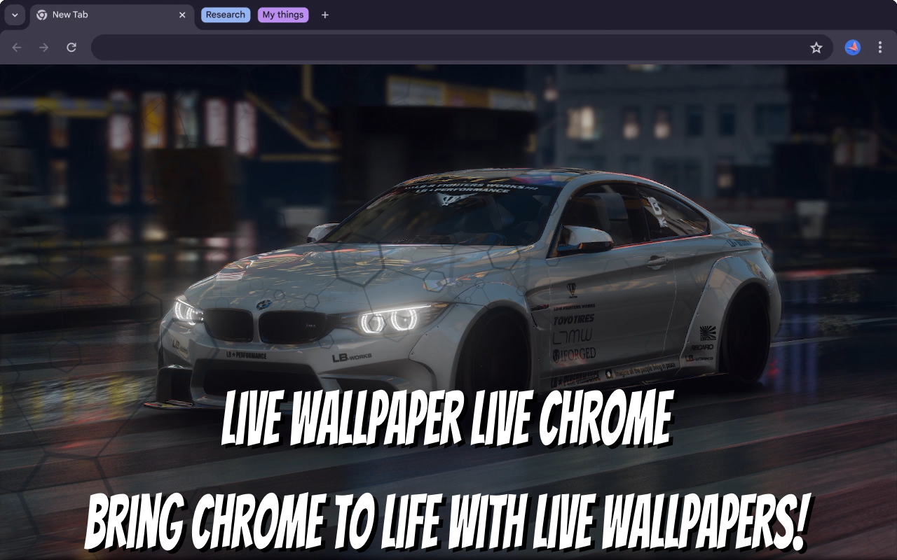 BMW M4 City Ride Live Wallpaper