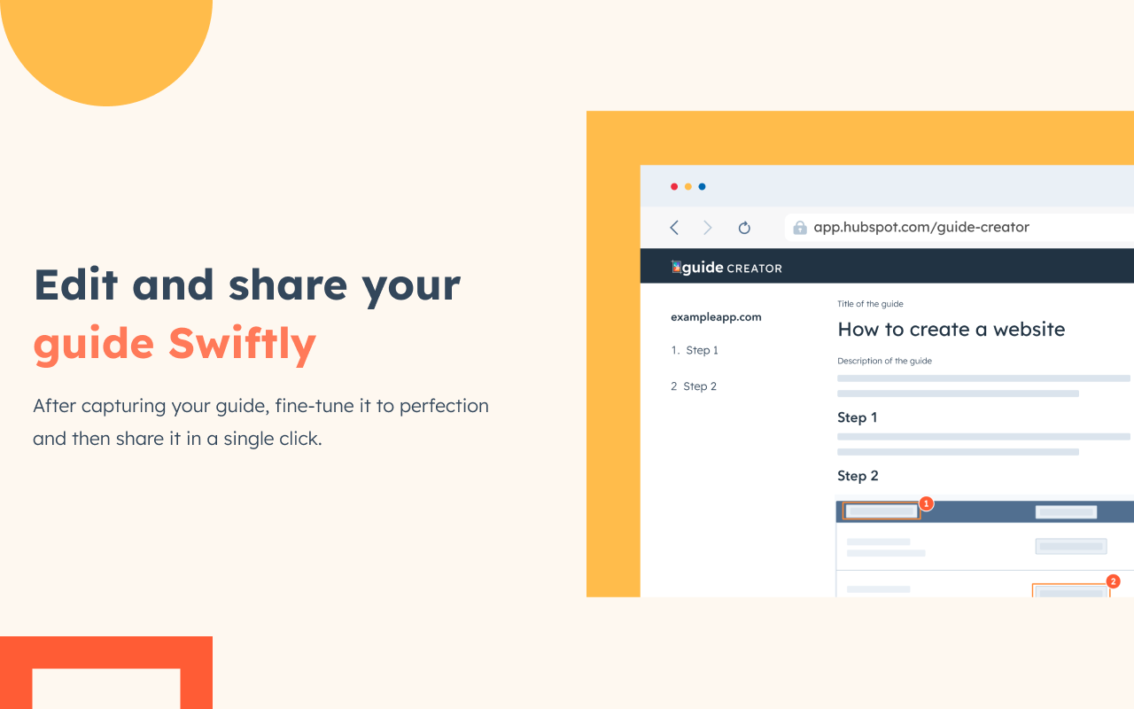 Guide Creator by HubSpot
