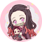 Demon Slayer Nezuko Chibi Wallpaper New Tab