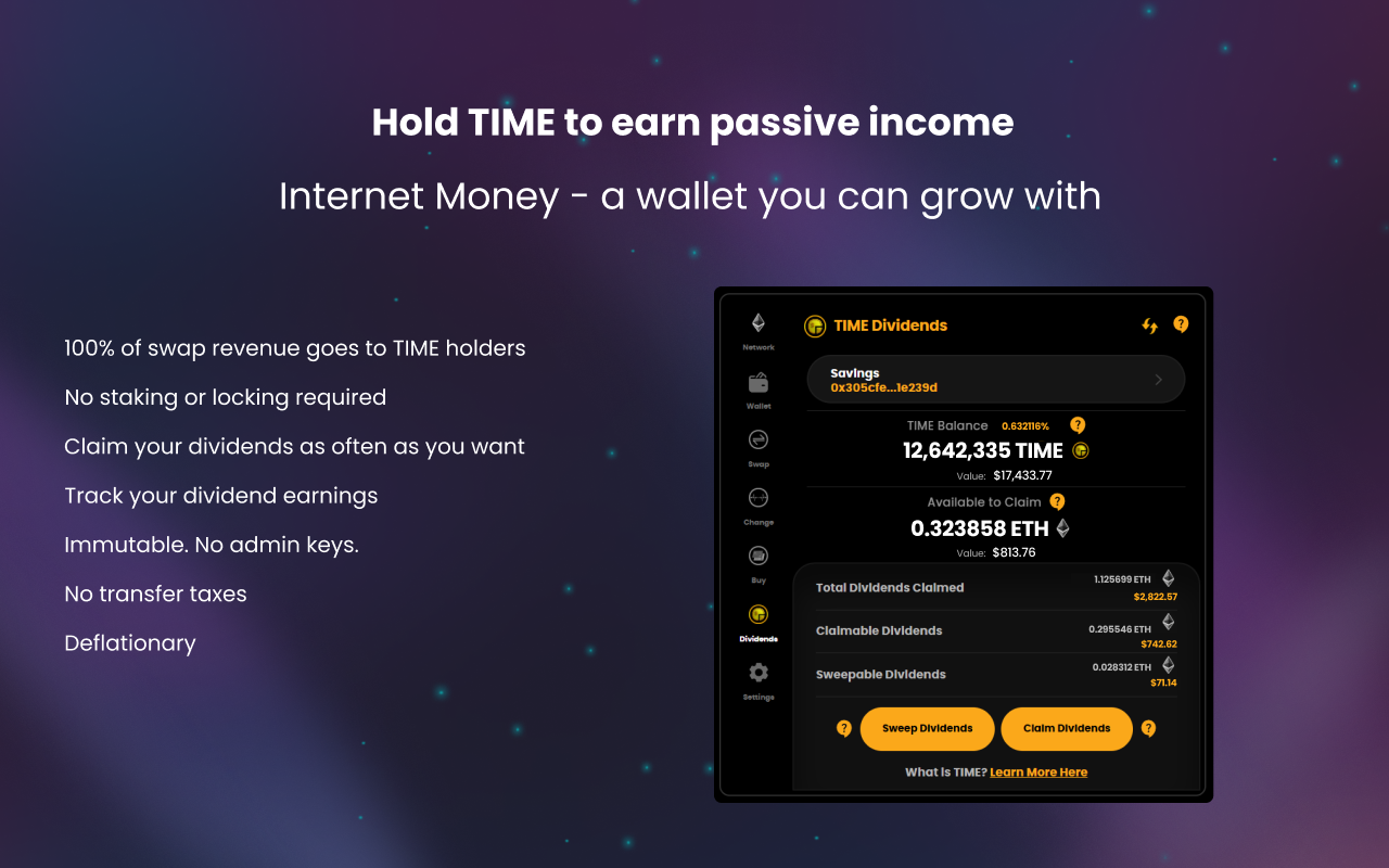 Internet Money | Crypto Wallet