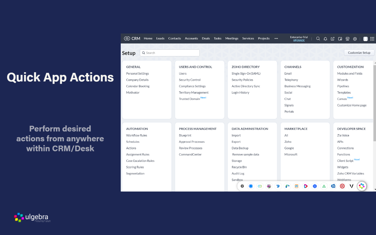 AppCursor - All App Wigets inside CRM, Desk