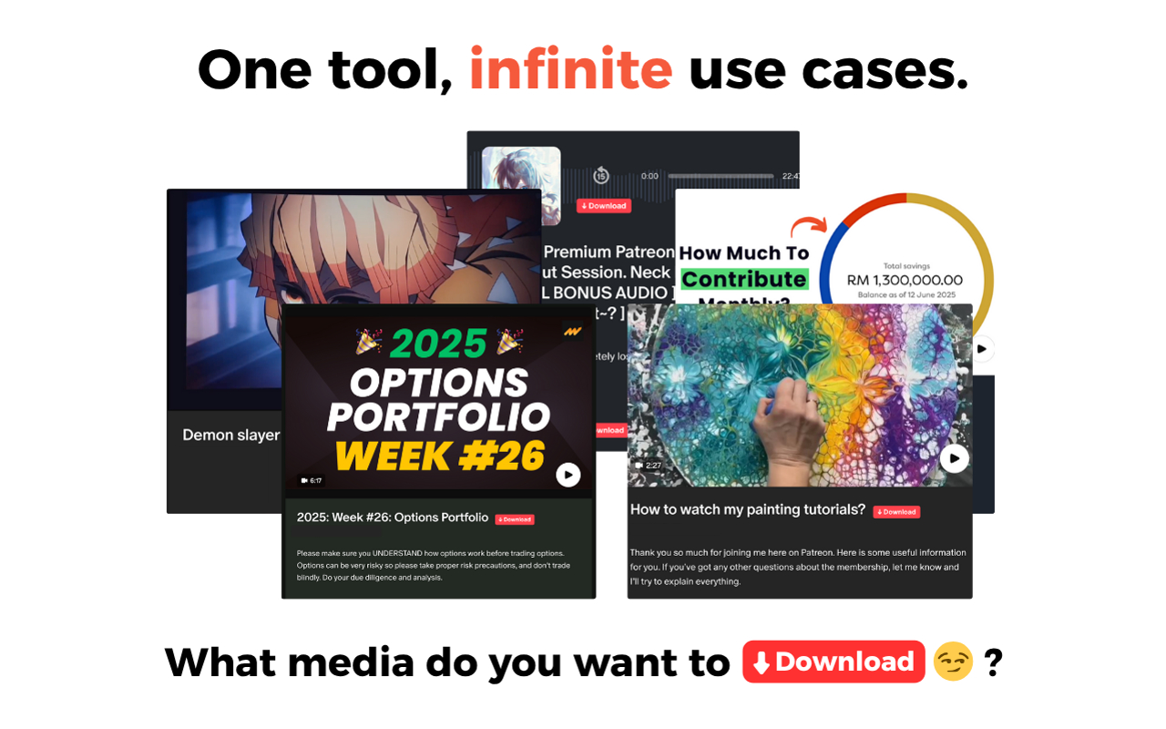 Patreon Media Downloader