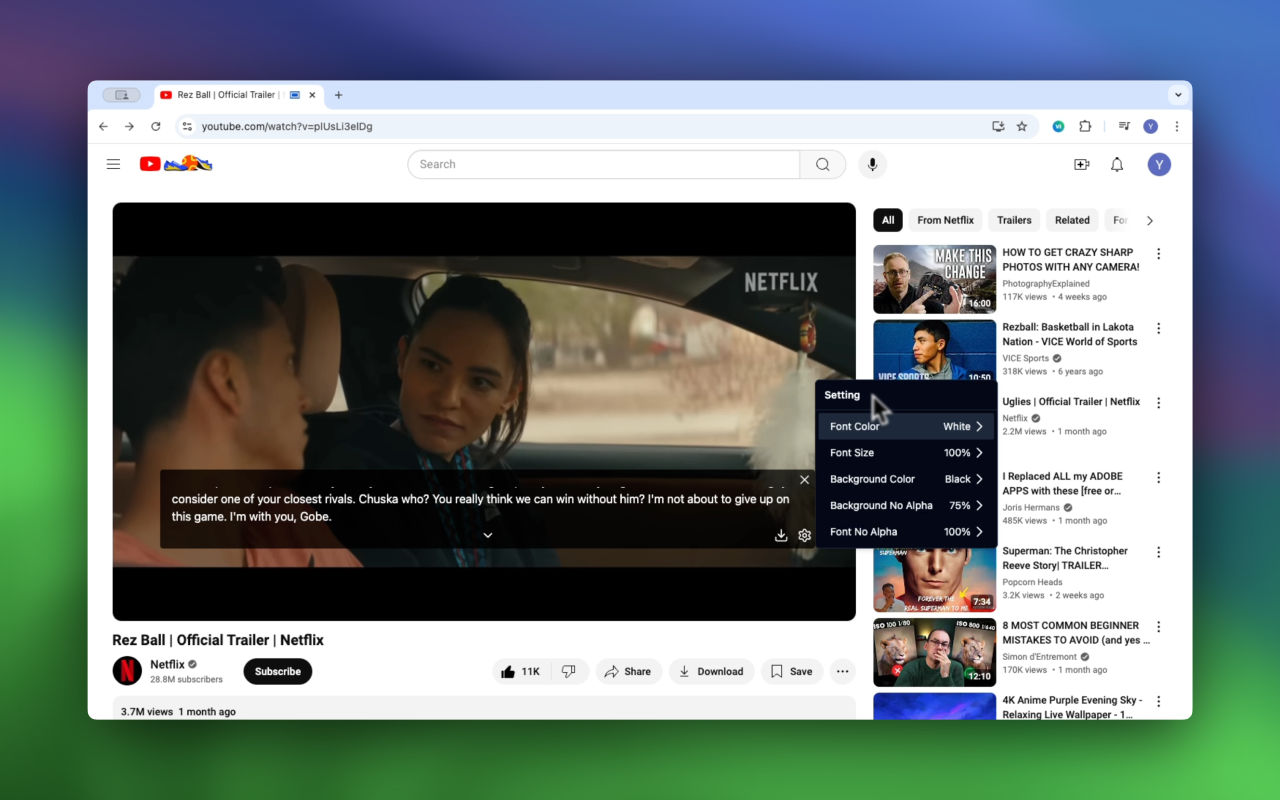 Vi Subtitle：为任意网页添加实时字幕