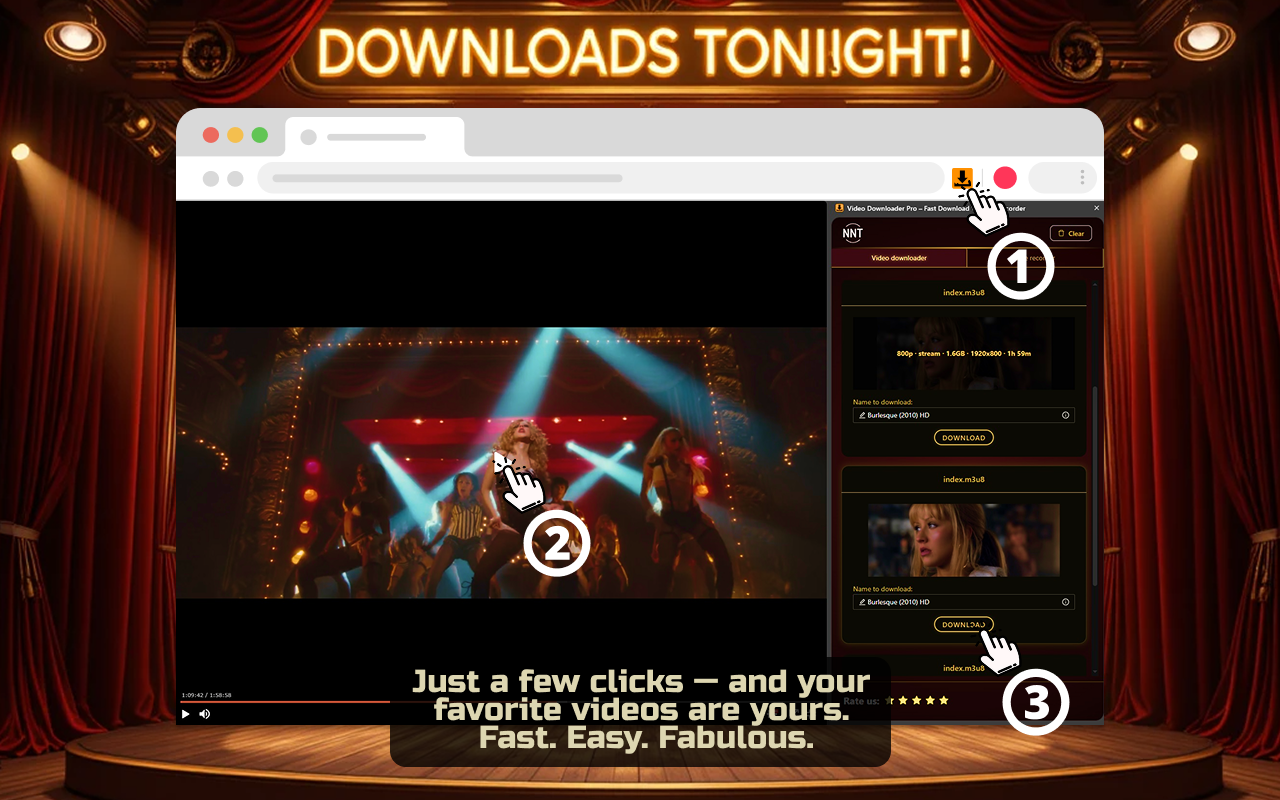 Video Downloader Pro – 极速视频下载器 & 录制器
