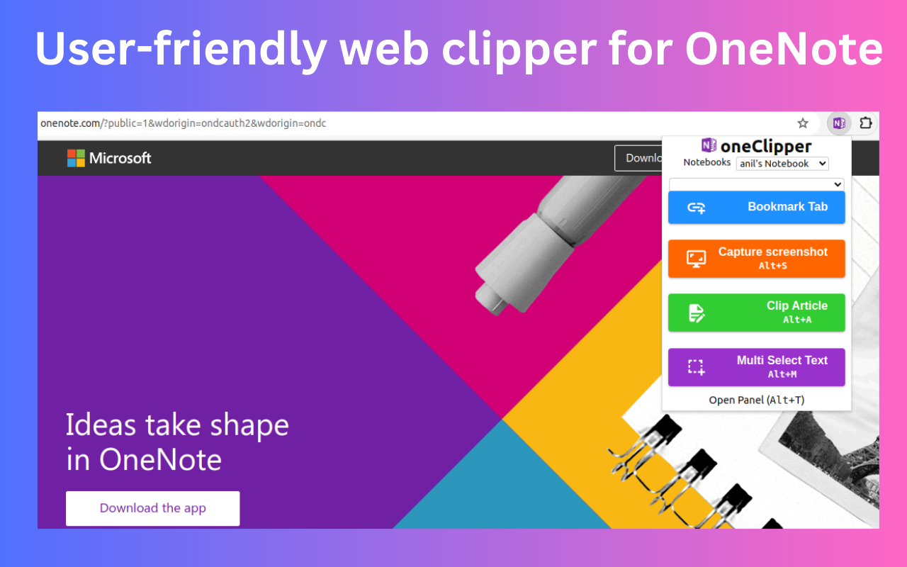 Oneclipper -AI Web剪辑器for OneNote