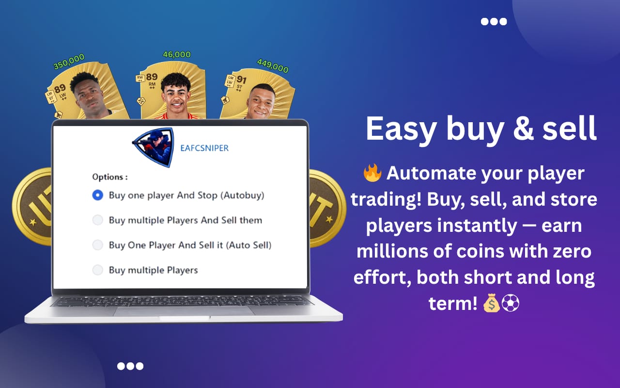 FC 26 Sniping Bot - EAFC Sniper (Formerly Futsnipe)