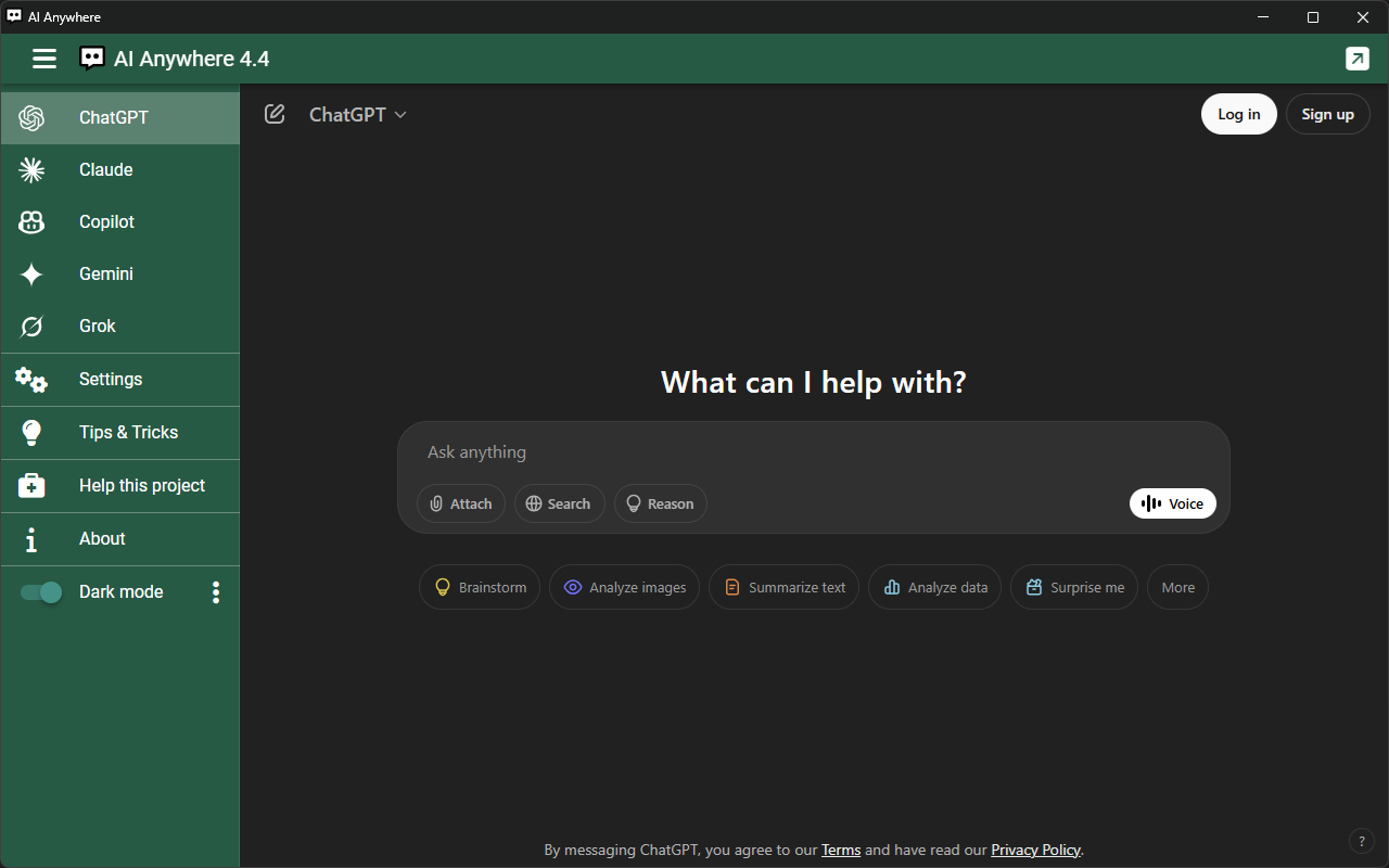 AI Anywhere for ChatGPT