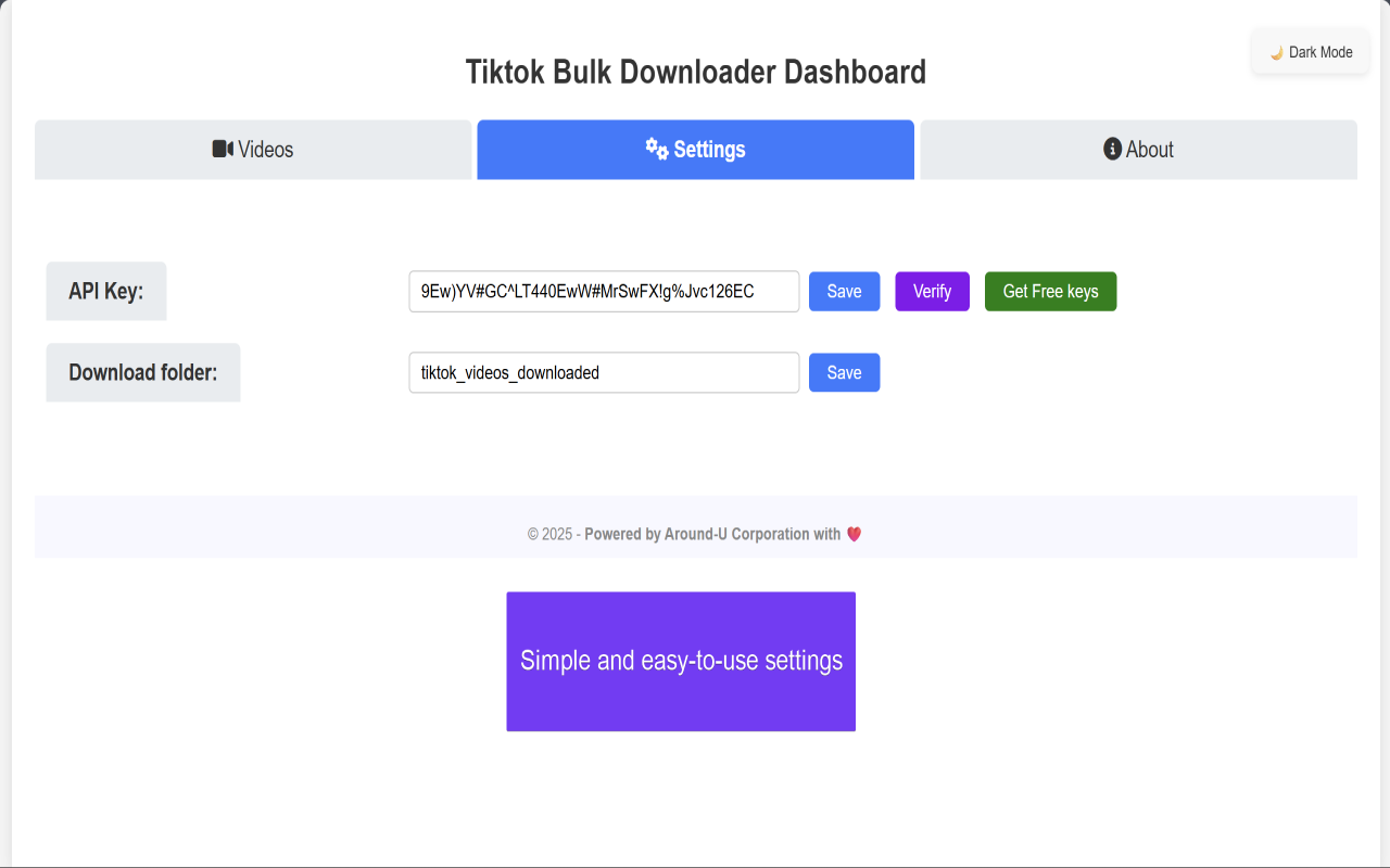 Tiktok Bulk Downloader