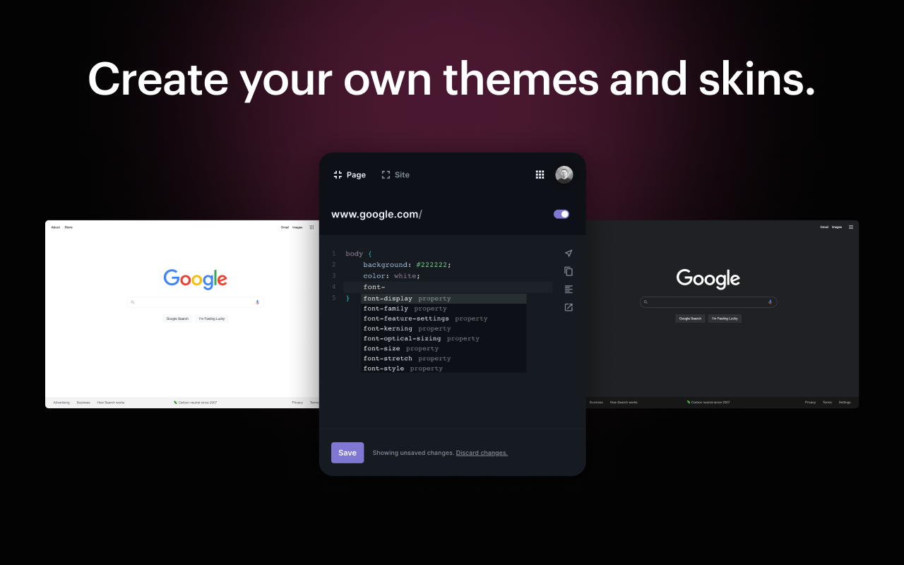 Amino: Live CSS Editor