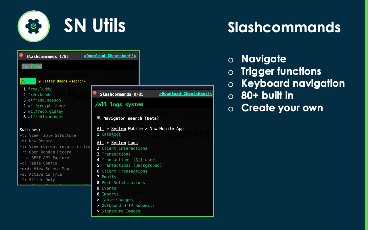 SN Utils - Tools for ServiceNow