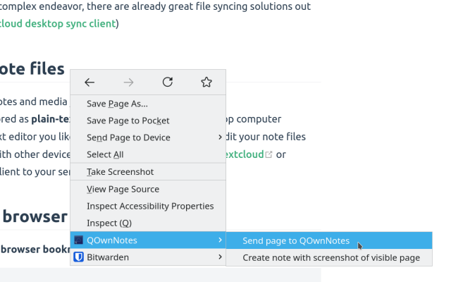 QOwnNotes Web Companion