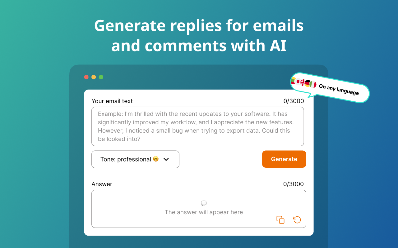 AI 回复生成器 - AI Response Generator