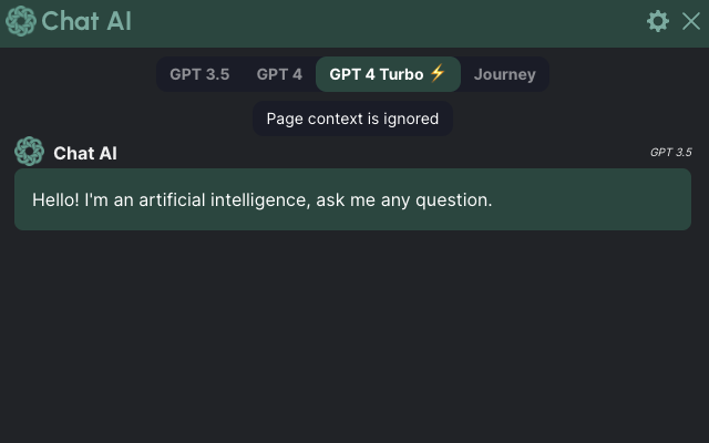 Chat AI - Chat GPT 5 on all sites