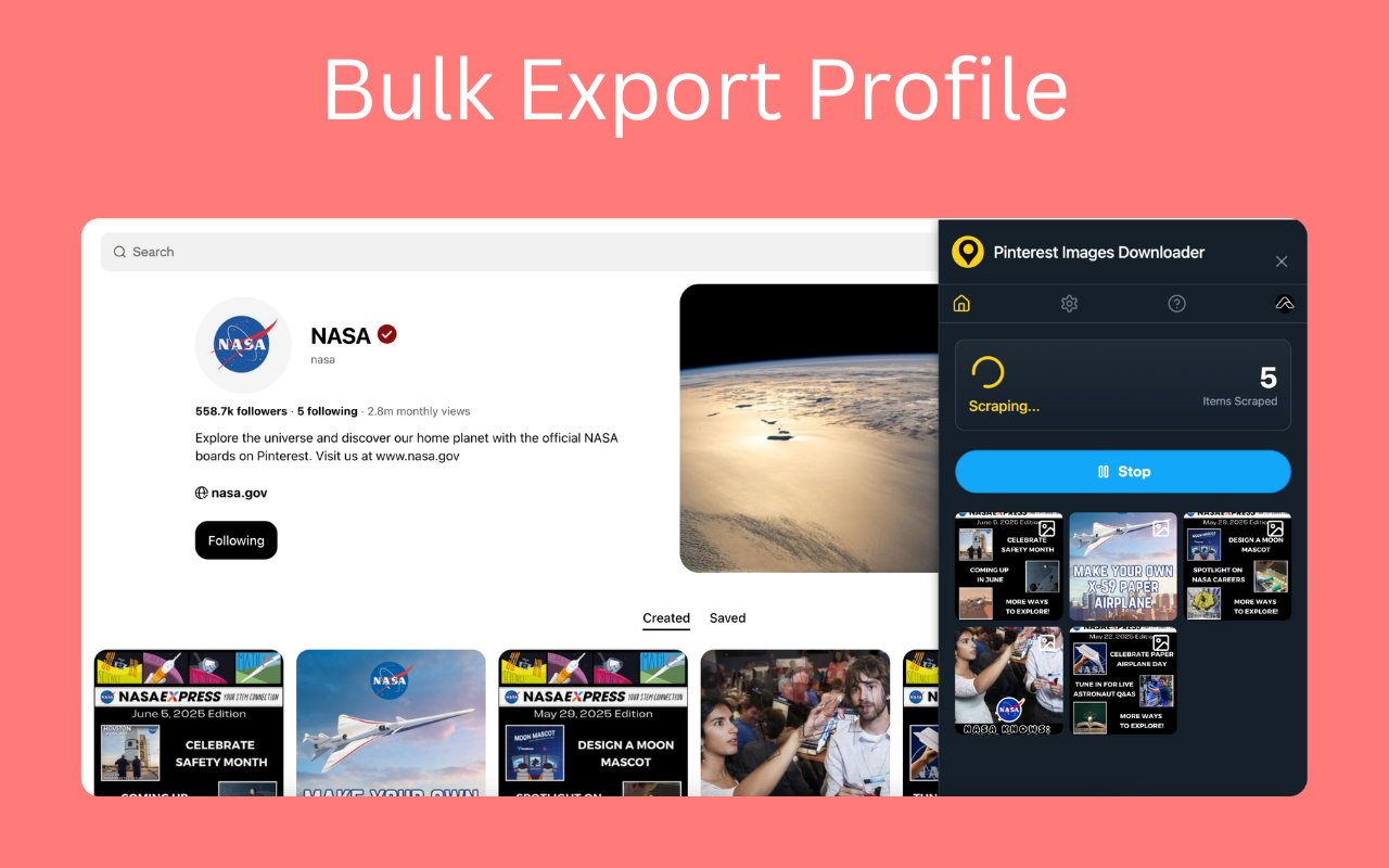 Pinterest Images Downloader - Pinterest Video Downloader