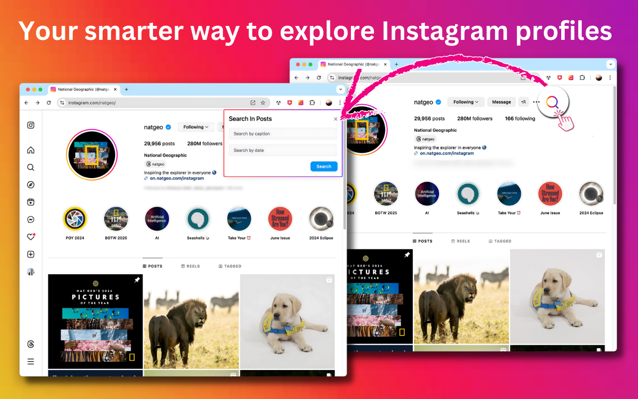 Instagram Post Finder