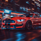Ford Mustang Red City Live Wallpaper