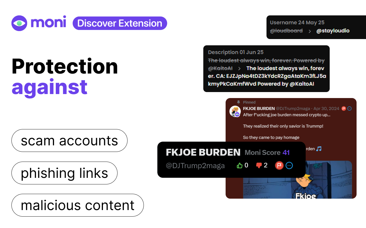 Moni Discover - Social Checker