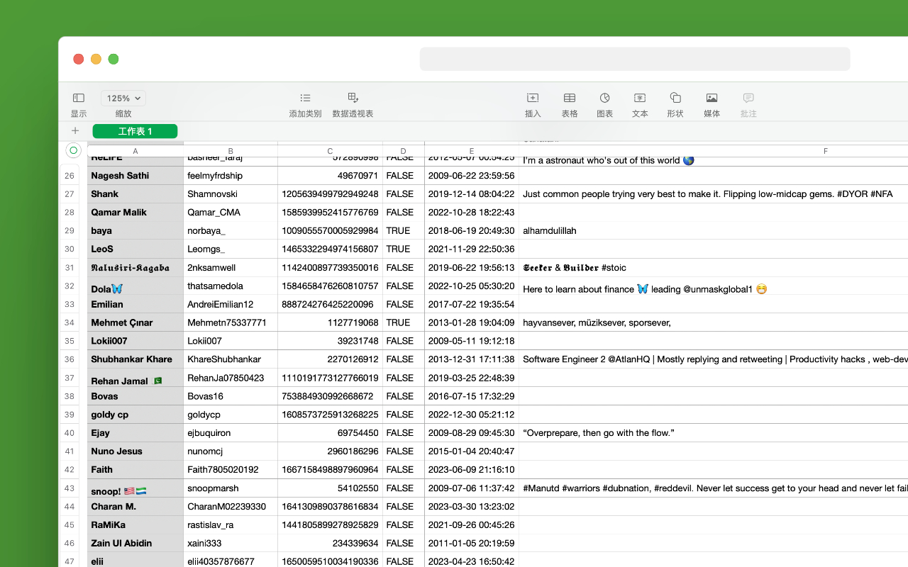 TwFollow: Export Twitter/X Followers