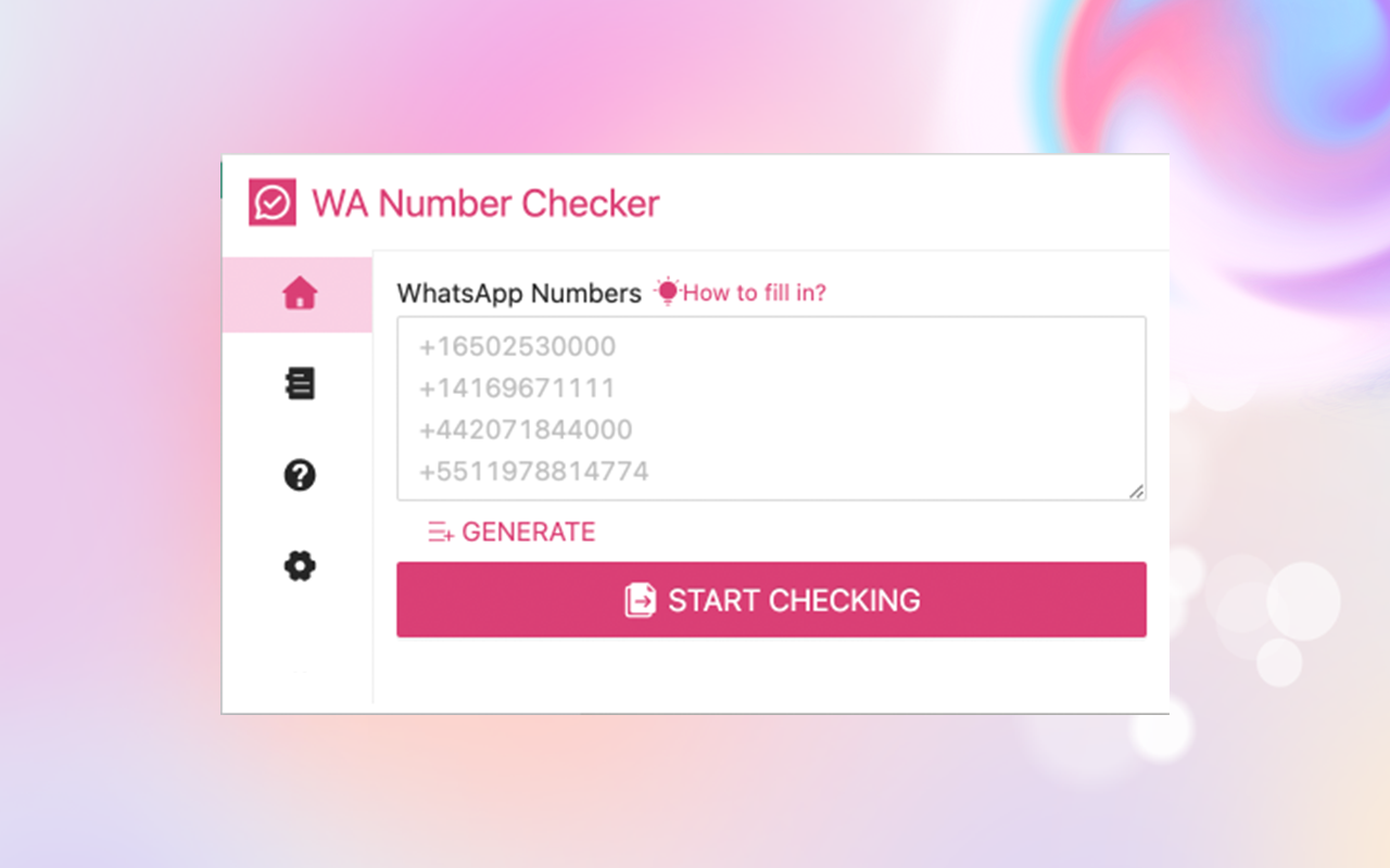 WhatsApp号码检查器 & 搜索 & 验证 & 查询