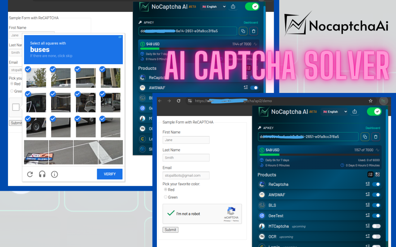 NoCaptcha AI : Auto Captcha Solver