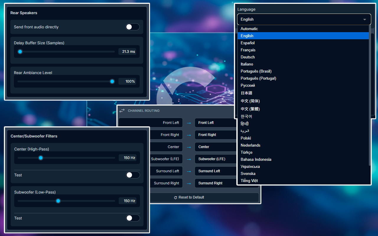 立体声放大器和 5.1+ 环绕声转换器