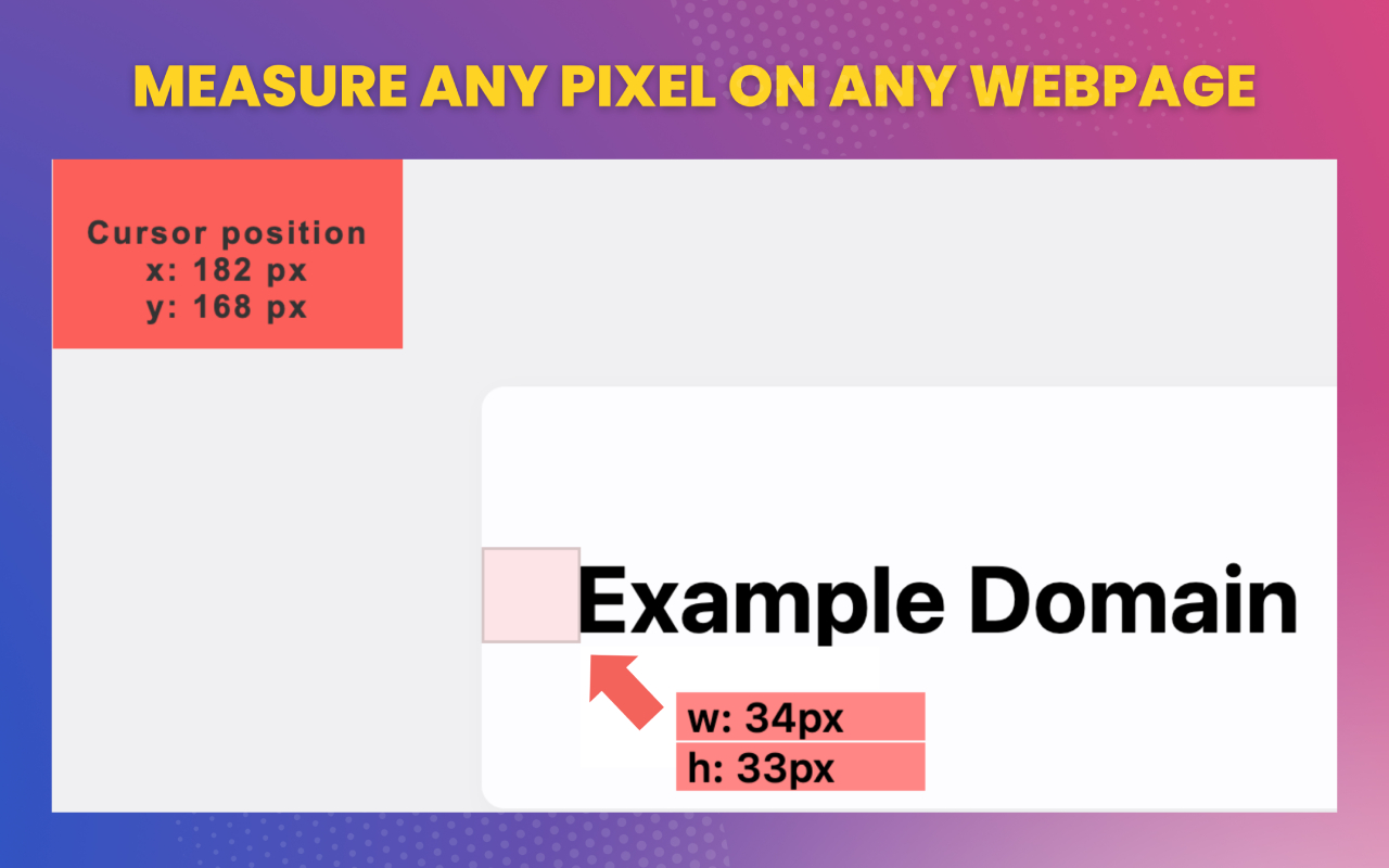 Pixel measurement — 在线标尺像素