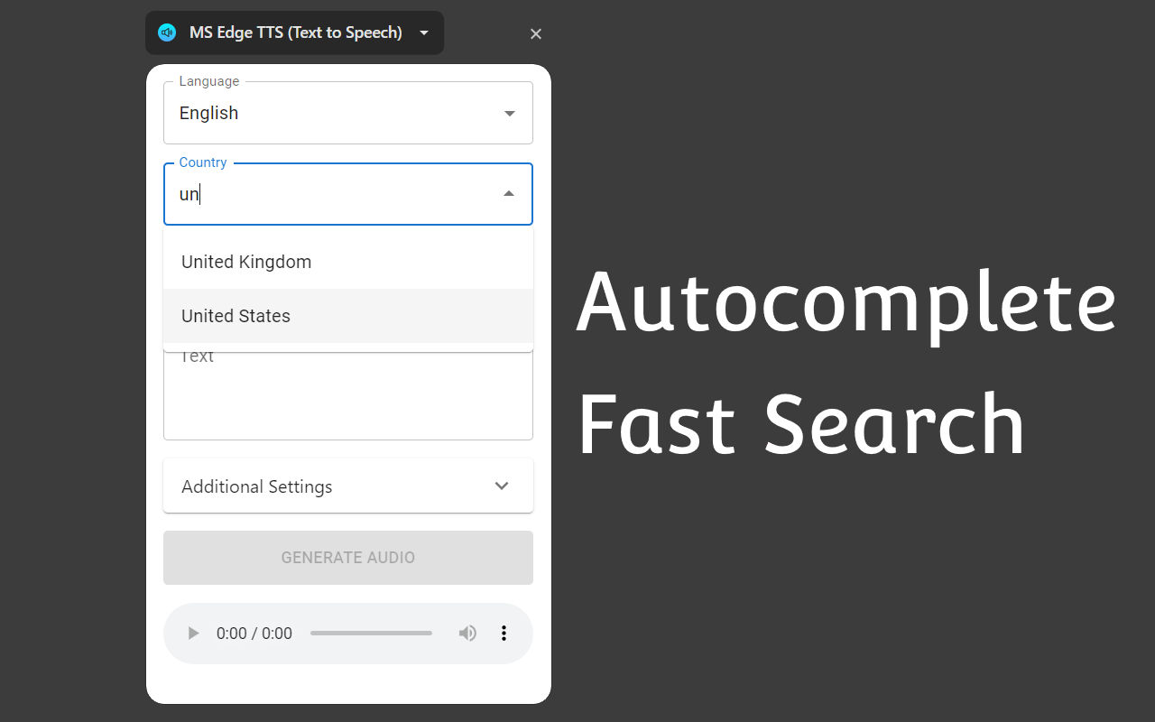 MS Edge TTS (Text to Speech)