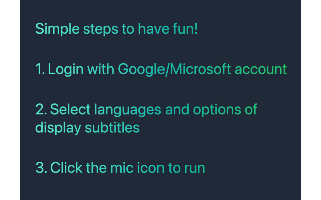 Live caption with translation (ChatGPT)