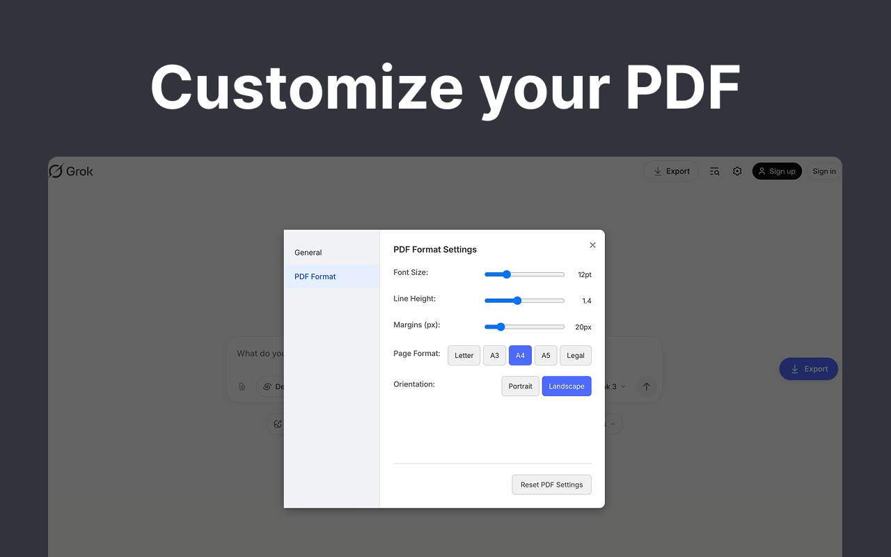 将Grok转换为PDF。| Grok to PDF