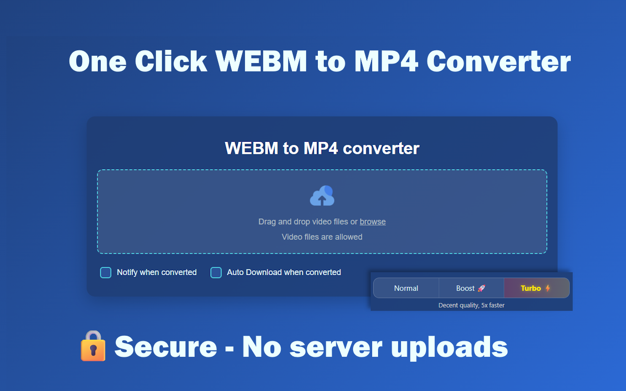 WEBM转MP4转换器