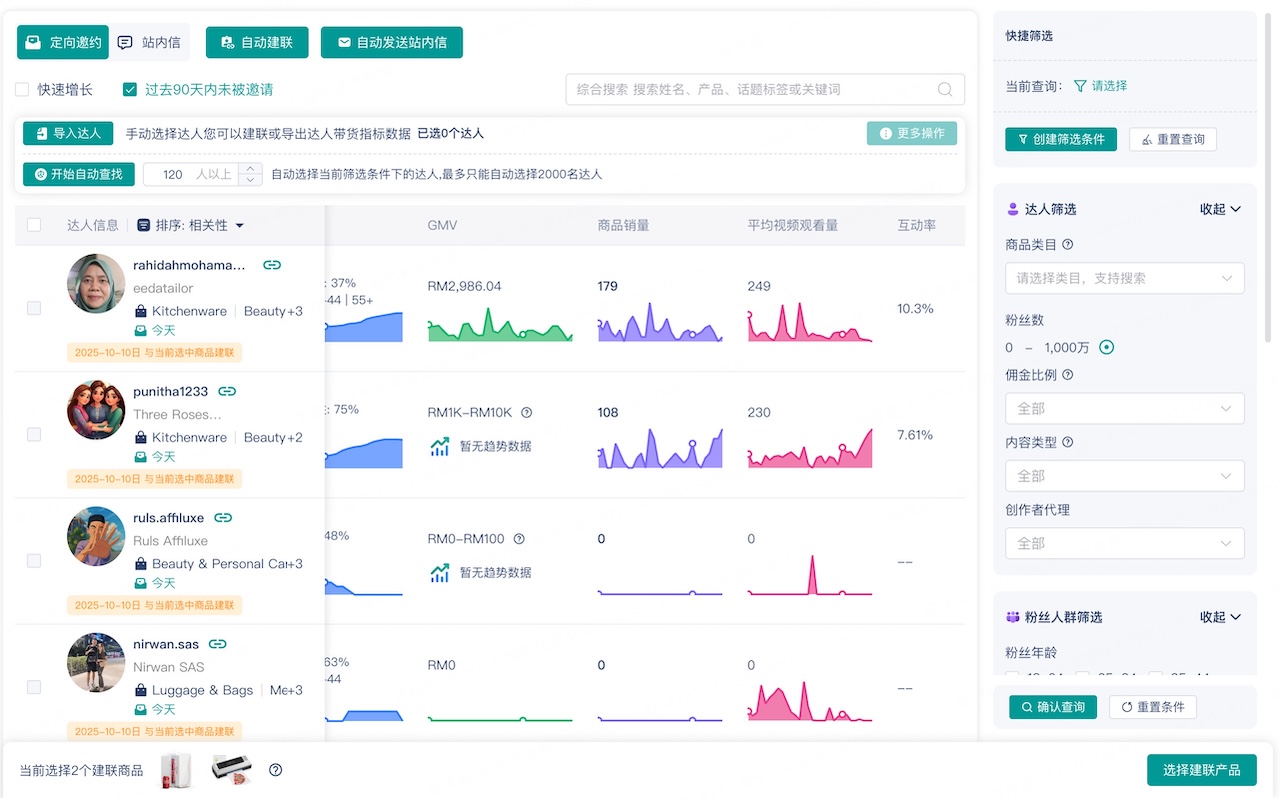 ToolSprite-TikTok达人建联与站内信助手