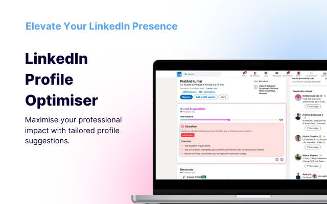NxtJob AI LinkedIn Optimization & Job Tracker