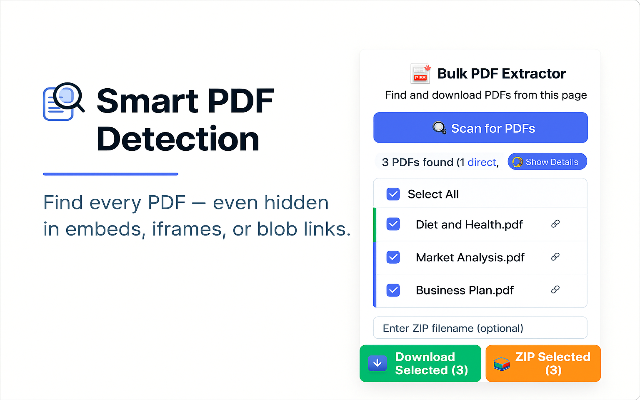 Bulk PDF Extractor