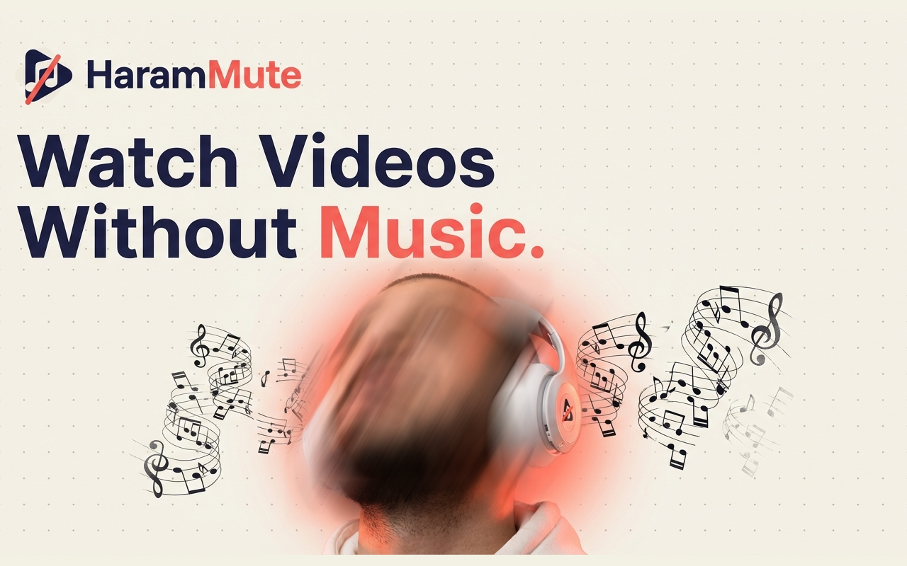 HaramMute - Remove Background Music from YouTube Videos