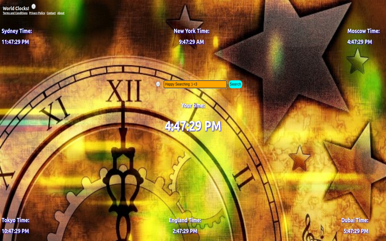 World Clock Extension