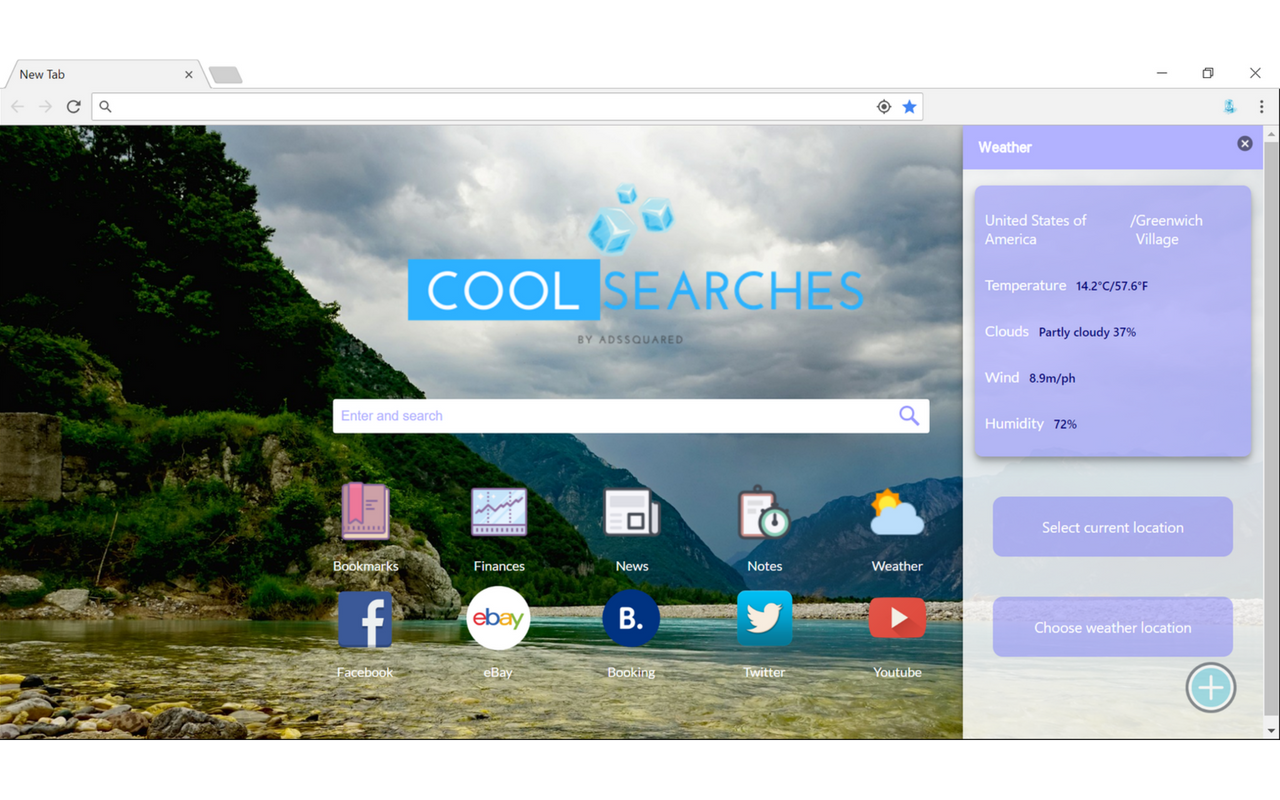 CoolSearches New Tab
