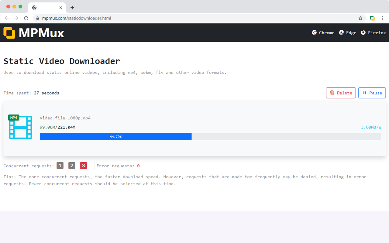 在线视频下载器 - MPMux