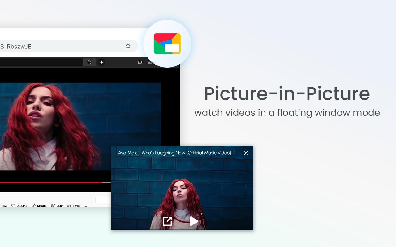 Picture-in-Picture - floating video
