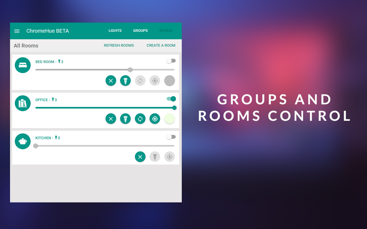 ChromeHue for Philips Hue