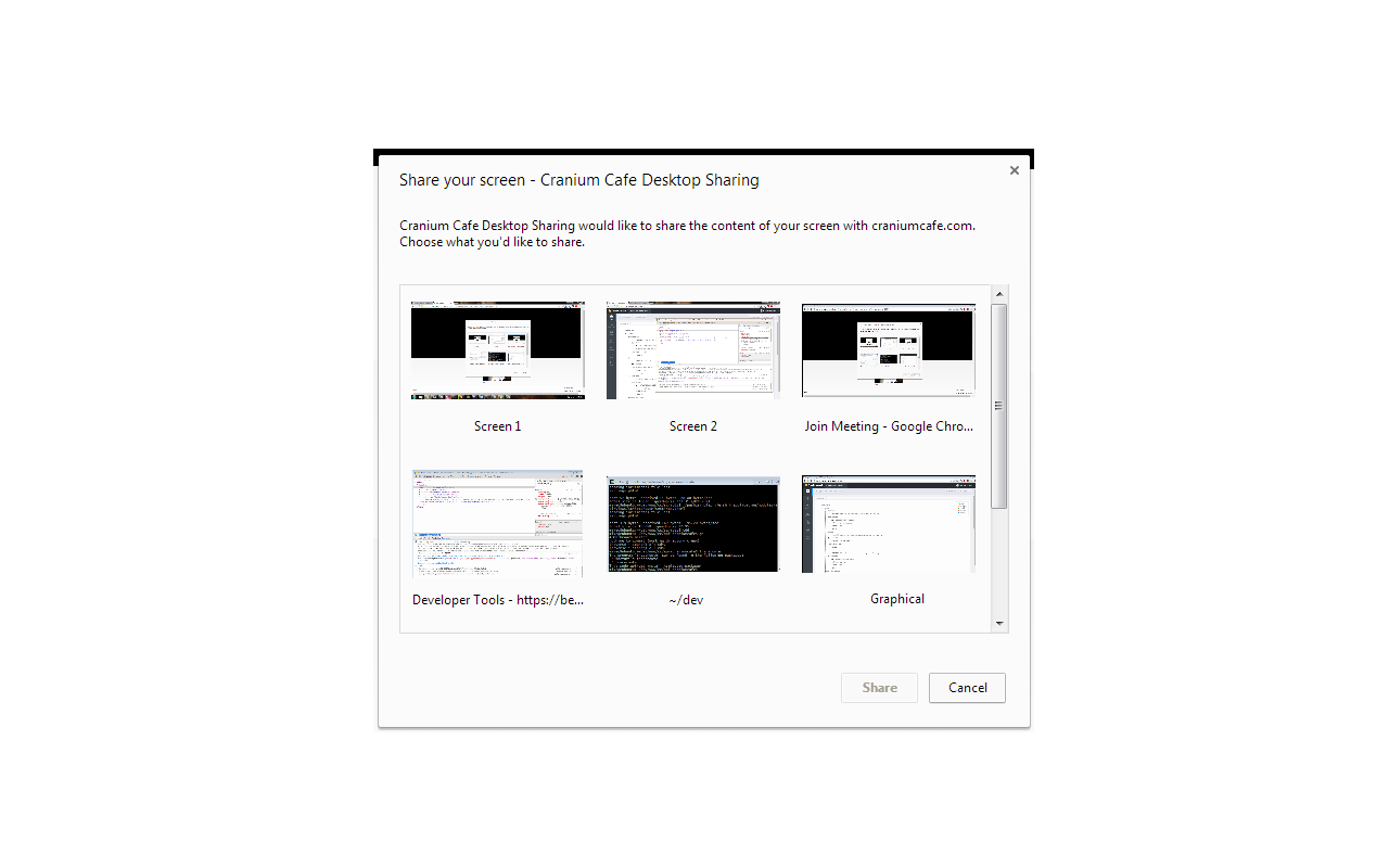ConexED Screen Sharing