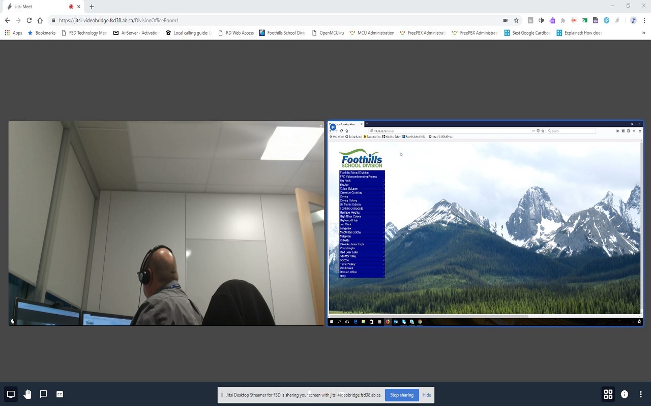 Jitsi Desktop Streamer for FSD